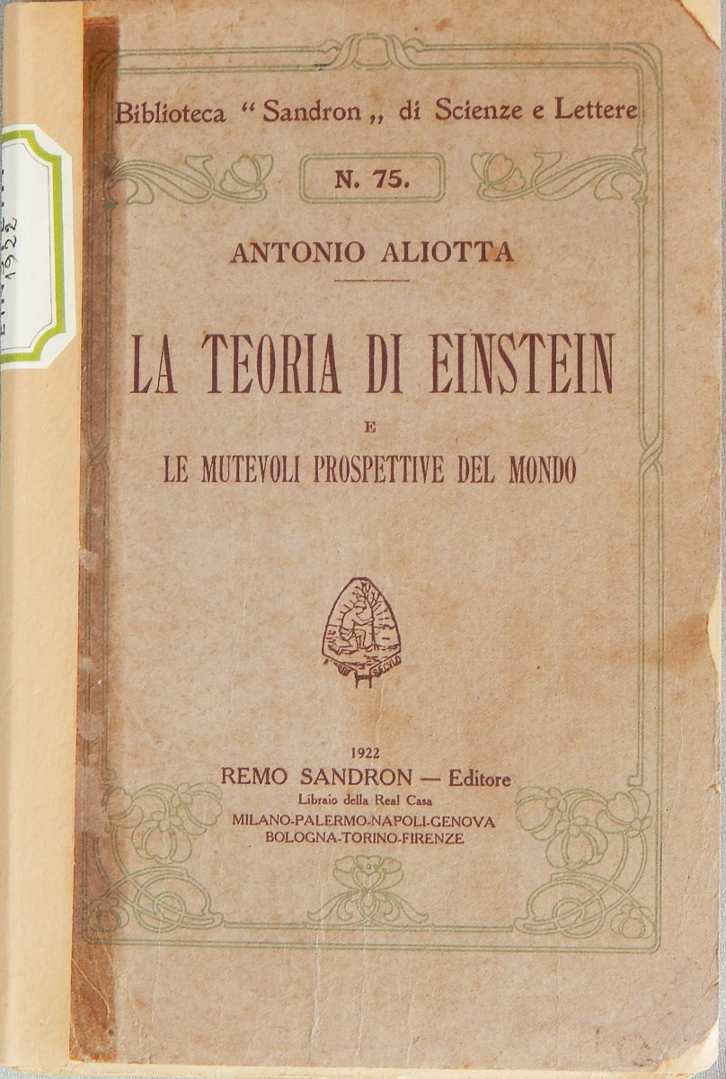 Libro teoria di Einstein